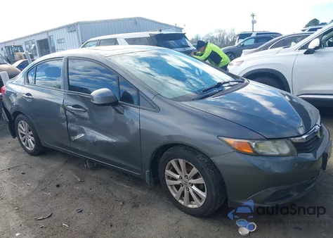 2012 Honda Civic Ex z USA, uszkodzony, nr VIN 2HGFB2F85CH548946